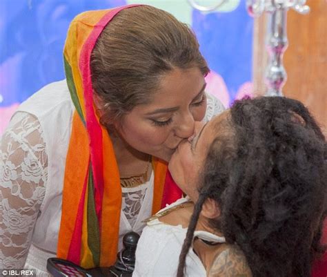 Can we kiss before we tie the knot, and how far is too far before marriage? Lesbian Muslim couple tie the knot (Photos) - Gistmania