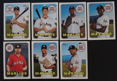 You are on mlb 2021 scores page in baseball/usa section. 2018 Topps Heritage High Number Miami Marlins Base Team ...