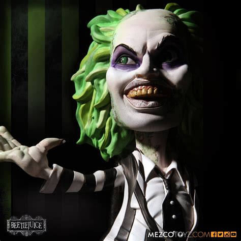 Horror collectible replica of the 1988. Beetlejuice 6" Stylized Vinyl Roto Figure - Mezco Toyz