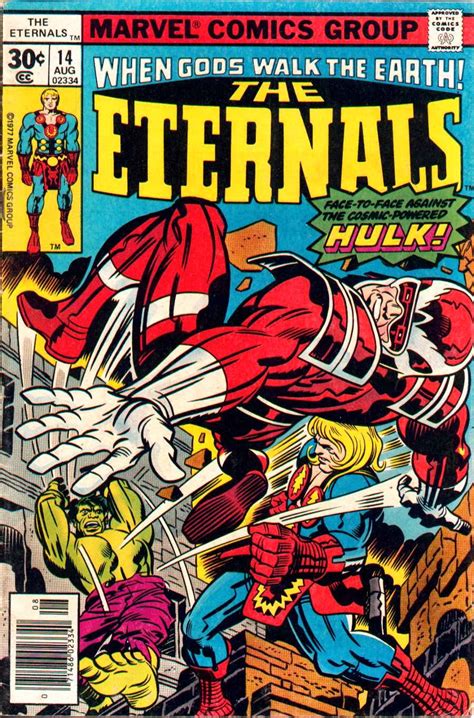 First appearances of key members in silver age comic books. Rip Jagger's Dojo: The Eternals - Cosmic Hulk!