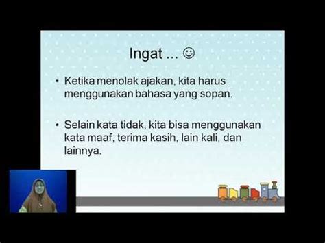 Kalimat ini memiliki dua klausa yang sifatnya sederajat yang digabungkan melalui konjungsi. KALIMAT PENOLAKAN | TEMATIK 1 SUBTEMA 4 | KELAS 2 | MI TA ...