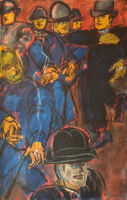 Lester johnson, an admired artist whose expressionist brushwork lent vigor and force to the human figure — isolated and embattled, or alive with the joy of movement in crowds — died on may 30. Lester F. Johnson - Figures - Don Barese Fine Art & Antiques