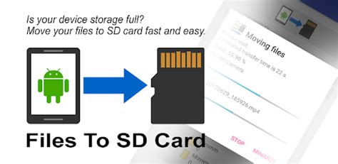 If you remove the device, any apps you moved to the sd card will not be usable without the sd card. Files To SD Card - Apps on Google Play