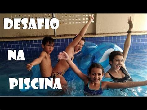 Desafio das enquetes na piscina!!! Desafio na piscina - parte 2 - YouTube