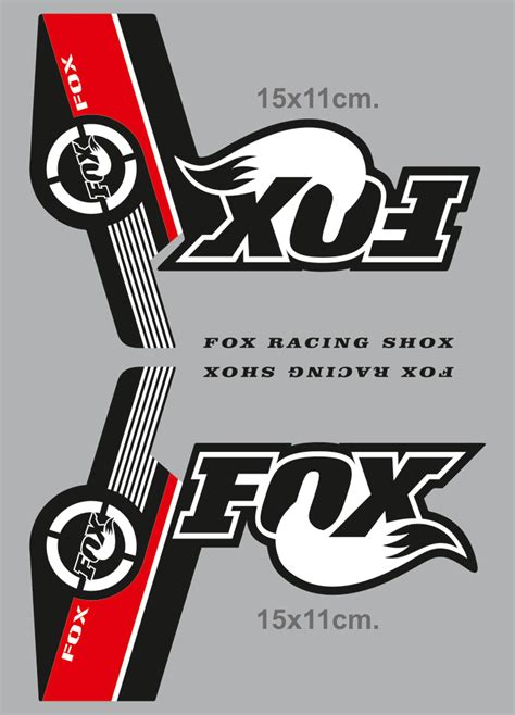 Not to many website carry bedding by fox racing but motocrossgiant.com does! Aufkleber-Set Fox Racing Shox Gabeln Mountain Bike 4X ...