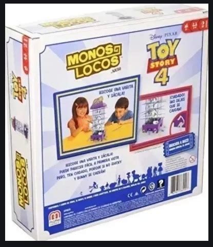 Juego de mesa monos locos, de 2 a 4 jugadores mattel 1 unidad. Toy Story 4 Monos Locos Juego Ducky Bunny Buzz - $ 498.00 ...