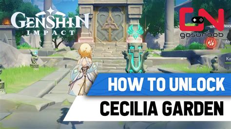 ′ ′ if you lose your way, if some thieves want to rob you, if someone attacks you, if evil spirits want to poison you. How to Unlock Cecilia Garden Puzzle Guide - Genshin Impact ...