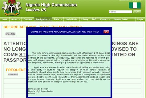 The high commission of malaysia in abuja, nigeria. Nigeria High Commission In London To Now Mail Passports To ...