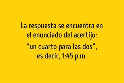 Para cuarto y quinto serán un poco complicados. Test: ¿Puedes resolver estos 11 acertijos? en 2020 ...