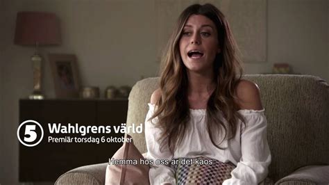 Här samlar vi alla artiklar om wahlgrens värld. Wahlgrens värld - premiär 6 oktober 21.00 - YouTube