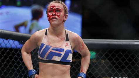 Paige vanzant bloody, bruised, smiling. UFC Paige Vanzant vs Rose Namajunas highlight - YouTube ...