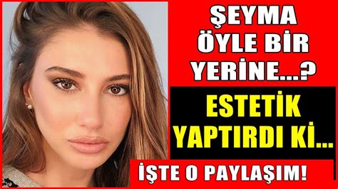 Şeyma subaşı haber başlıkları altta listelenmiştir. Şeyma Subaşı Öyle Bir Yerine Estetik Yaptırdı Ki? İşte O ...