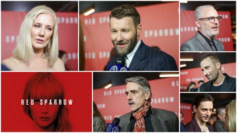 Dominika egorova is many things. Red Sparrow European Premiere Interviews: Joel Edgerton ...