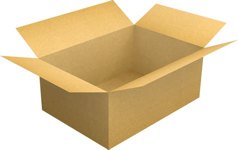 Strongbox for valuables or its contents; Cardboard box clipart free image