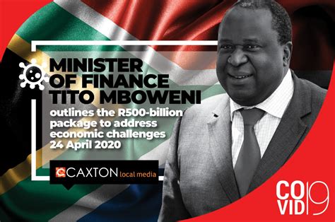 Make social videos in an instant: Covid-19: Minister of Finance Tito Mboweni announces ...