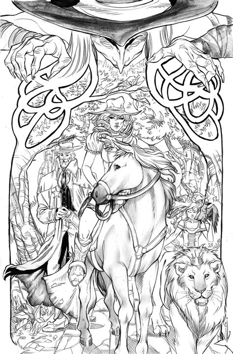 See more ideas about adult coloring pages, coloring books, coloring book pages. OZ 6 BW by ToolKitten.deviantart.com on @deviantART ...