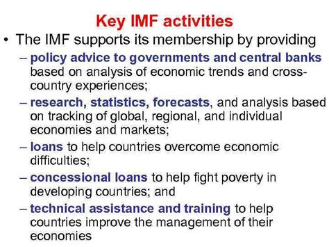 There is a board of directors that controls. International Monetary Fund History of IMF