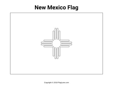 Download your free new mexico flag coloring page here in 10 different formats. Free printable New Mexico flag coloring page. Download it ...