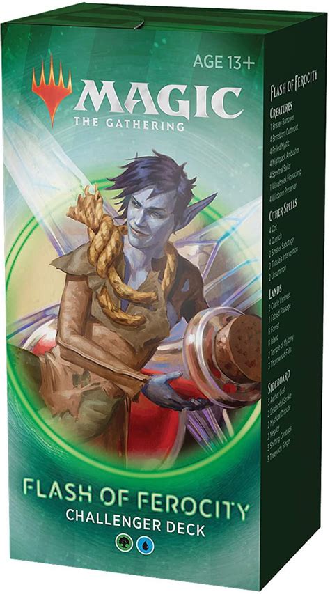 Maybe you would like to learn more about one of these? Magic The Gathering: 2020 CHALLENGER DECK- Flash of Ferocity- Green | Walmart Canada