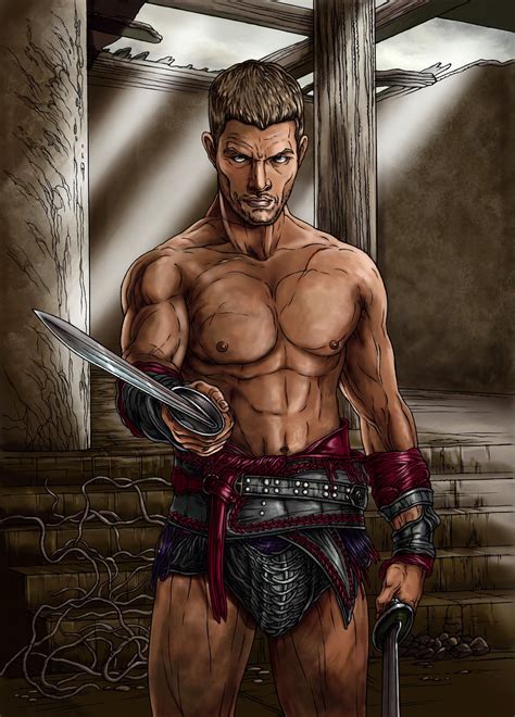 Энди уитфилд, лиам макинтайр, люси лоулесс и др. MIKE RATERA ARTBLOG: SPARTACUS Unpublished Illustration