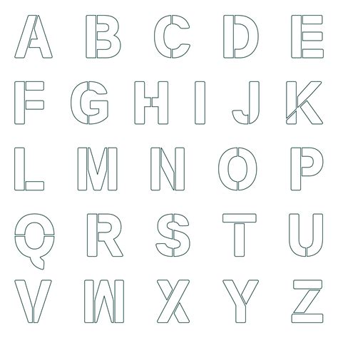 6 Best 8 Inch Letter Stencils Alphabet Printable - printablee.com