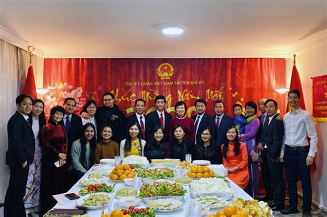 Châu âu và châu á. Đại sứ quán Việt Nam tại Thổ Nhĩ Kỳ tổ chức Tết cộng đồng 2020