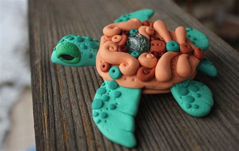 I finally found the time to finish my galaxy cactus tutorial! DIY / How to make a turtle / Schildröte aus fimo / Polymer ...