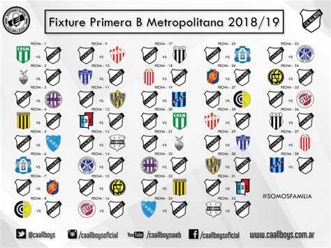 La primera b nacional (actualmente llamado nacional b, o simplemente b nacional) es el campeonato de segunda división organizado por la asociación del fútbol argentino, disputado por clubes tanto. Primera B Metropolitana 2018/19: Fixture completo de All ...