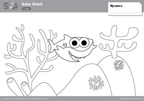 We have now fully embraced the baby shark viral sensation, and our latest pack of printable coloring sheets will have fans everywhere singing along! Baby Shark Coloring Pages - Super Simple | Videos de dibujos, Dibujos zentangle, Fiestas de paw ...
