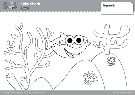 The sound resembles that of the nursing baby. Baby Shark Coloring Pages - Super Simple | Videos de dibujos, Dibujos zentangle, Fiestas de paw ...