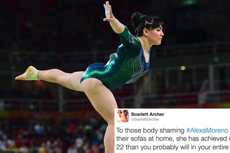 On sunday, mexican gymnast alexa moreno competed in the artistic gymnastics qualifications at the rio olympics. Olympic Gymnast Alexa Moreno Is Being Called "Fat" by Body ...