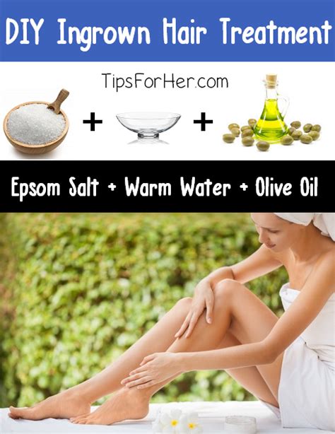 Now apply the solution over the affected aspirin is yet another important home remedy for treating inflammation and redness caused due to the deep ingrown hair. DIY Ingrown Hair Treatment