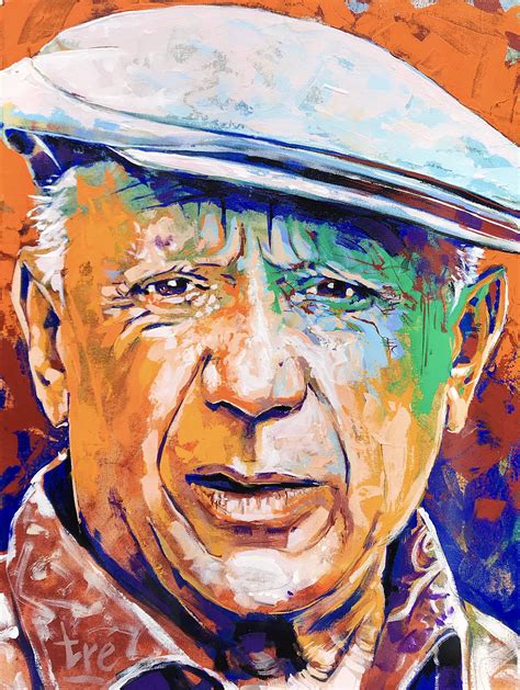Pablo Picasso | Acrylic Painting | Potrait painting, Portrait art ...