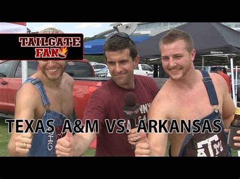 Don't miss your chance to see the arkansas razorbacks take on the texas a&m aggies! Tailgate Fan: Texas A&M vs. Arkansas - YouTube