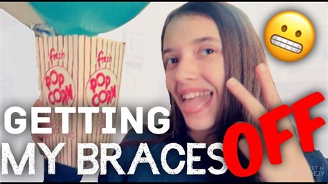 Your child's orthodontist must dissolve the glue enough to take off the brackets and then clean the rest of the bonding glue off your child's teeth. GETTING MY BRACES OFF! - YouTube