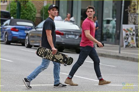 Info favorite share fullscreen detach comments (0). KJ Apa Looks Super Hot While Skateboarding to Lunch With ...