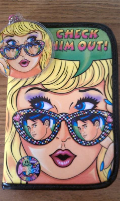 The unchallenged mvp of school supplies has recently made a comeback. Vintage Lisa Frank Check Him Out Small Zipper Binder ...