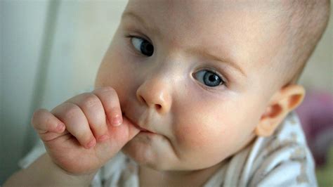 Ab dem dritten monat schieben die zahnwurzeln die zahnkronen schubweise durch den sich öffnenden knochen und pressen sie. Zahnfehlstellung droht: Wann muss ich meinem Kind das ...