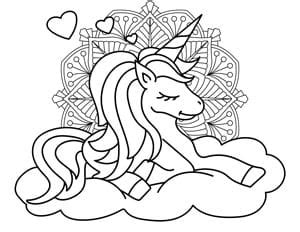 Unicorn & pegasus coloring pages. 20+ Free Printable Unicorn Coloring Pages - The Artisan Life