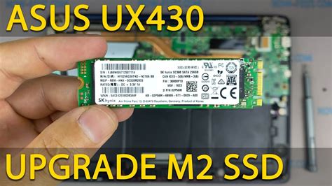 Remove the drive caddy, and install your new ssd into it. Asus ZenBook UX430 How to install M2 SSD - YouTube