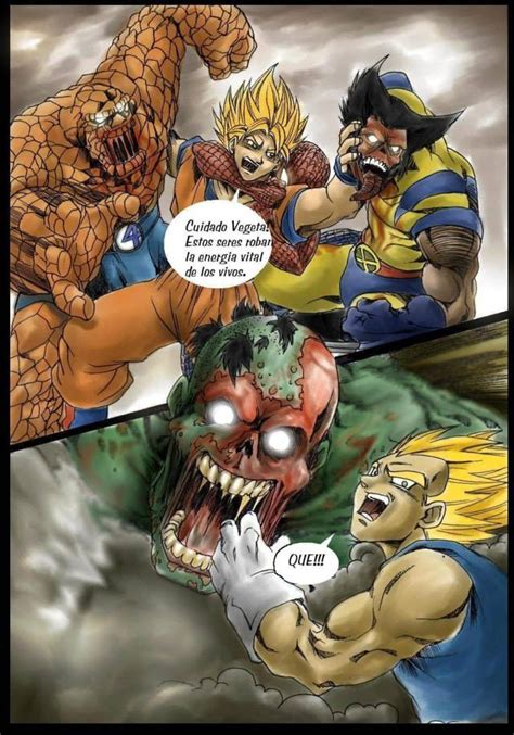 Goku y dragon ball z. Dragon Ball Z: ¡Gokú y Vegeta VS Marvel Zombies! | Blog ...