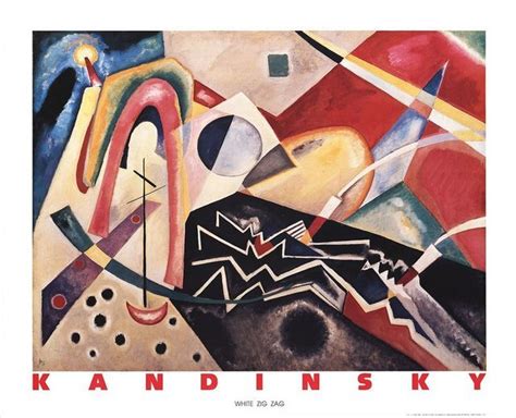 'on white ii' was created in 1923 by wassily kandinsky in abstract art style. Wassily Kandinsky | White Zig Zag (1990) | Available for ...