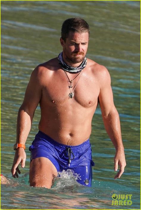 Wife shows hubby is a sissy. Stephen Amell Shows Off His Hot Body in St. Barts with ...