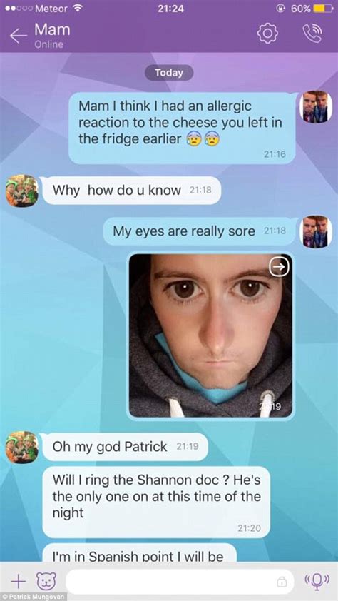 Ask them for their snapchat name. Prankster tricks mother into believing he is seriously ill ...