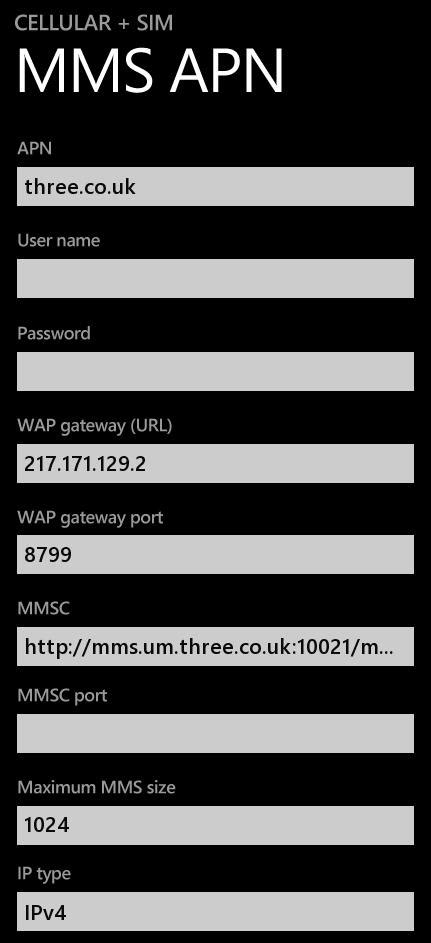 We did not find results for: Three UK APN Settings for Windows Phone - 4G LTE APN UK