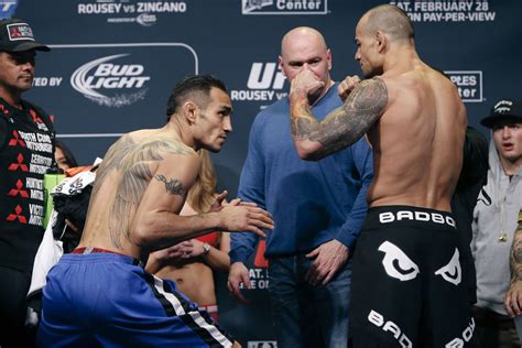 To get ready for ferguson's return, watch ferguson take on edson barboza at the tuf 22 finale in 2015. UFC 184 live blog: Tony Ferguson vs. Gleison Tibau - MMA Fighting