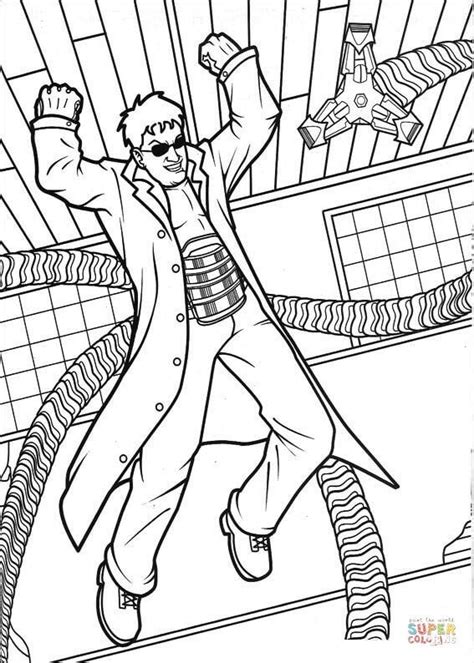 Lego doctor octopus coloring pages see more images here : Dr Octopus Coloring Pages