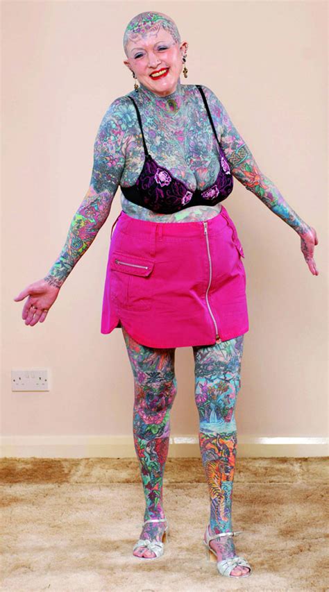 A tattooed dad is cool enough, but what more the tattooed grandma? A 'Closer' Look at Tattooed Granny! | PopBytes