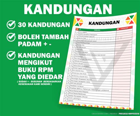Surat pekeliling akauntan negara malaysia (spanm) bil. FAIL REKOD PERSEDIAAN MENGAJAR 2018