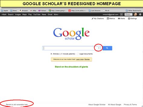 Lookup scholarly articles as you browse the web. Google Scholar Updates Search Interface | Hides, Reduces ...